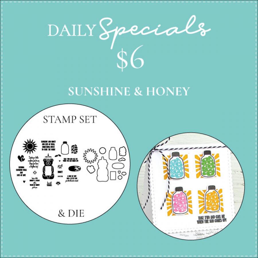 Daily Special - Sunshine & Honey Stamp Set + Die