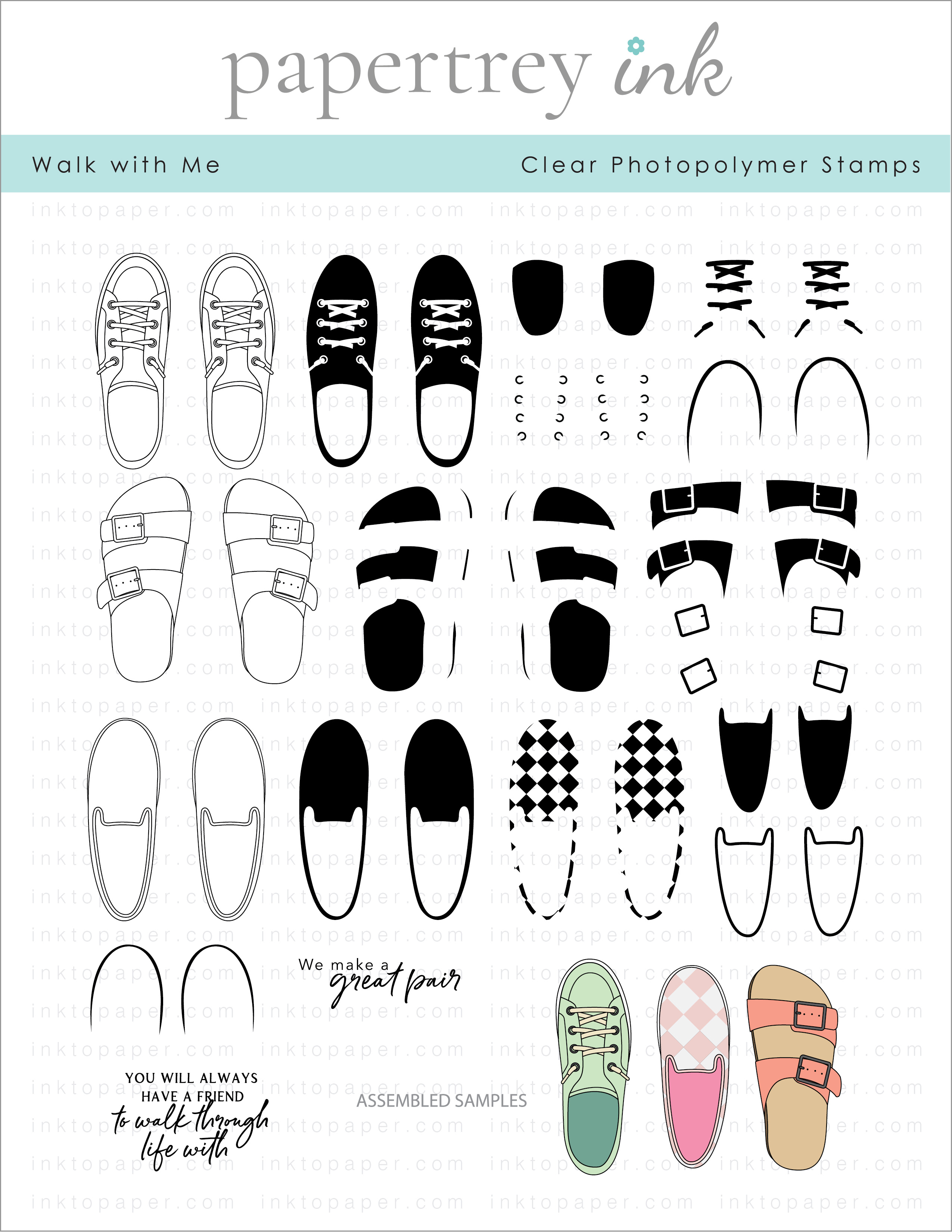 Walk with Me Stamp Set: Papertrey Ink