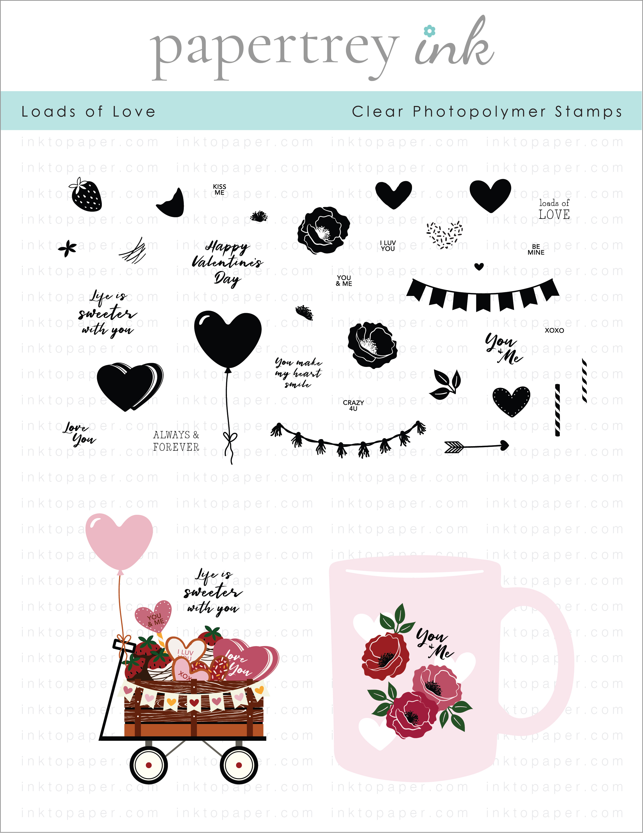 Loads of Love Stamp Set: Papertrey Ink