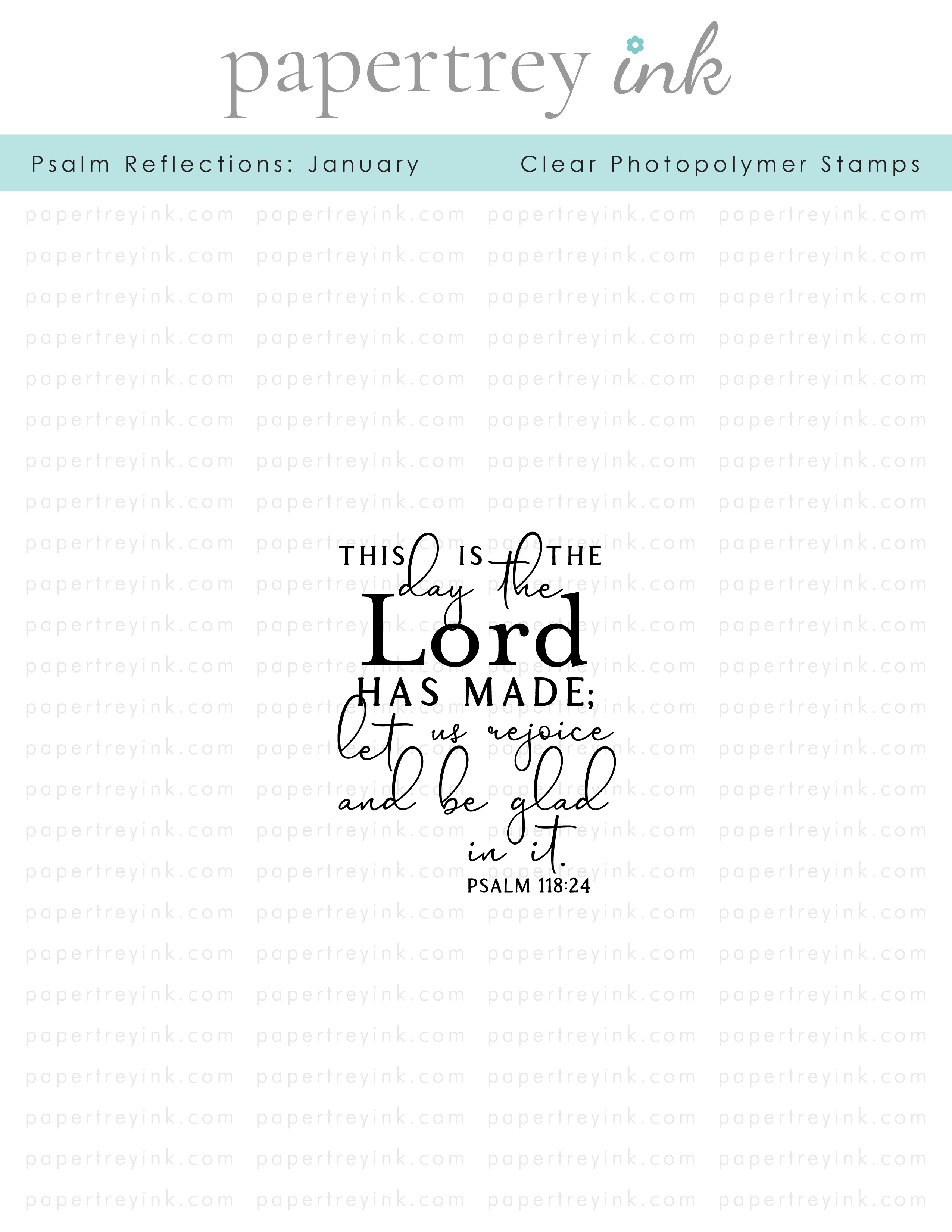 Psalm Reflections: January Mini Stamp Set