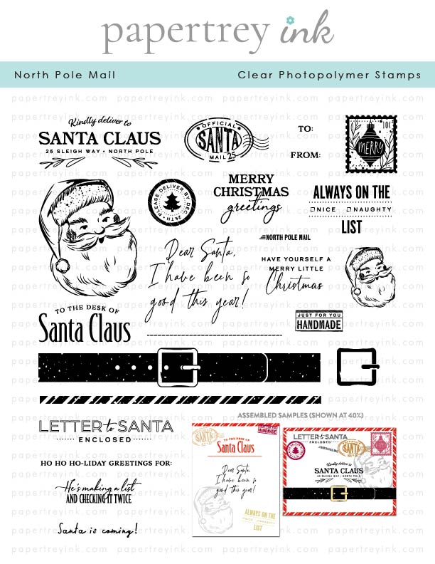 papertrey-ink-north-pole-mail-stamp-set for Free Printable North Pole Stamp Papertrey Ink - North Pole Mail Stamp Set for Free Printable North Pole Stamp