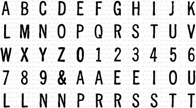 Fresh Alphabet Papertreyink Stamp Set DESTASH