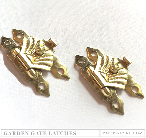 Garden Gate Latches Set Of 2 Papertrey Ink Clear Stamps Dies Paper Ink Kits Ribbon