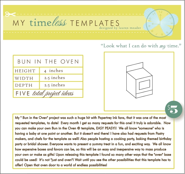 paper oven template