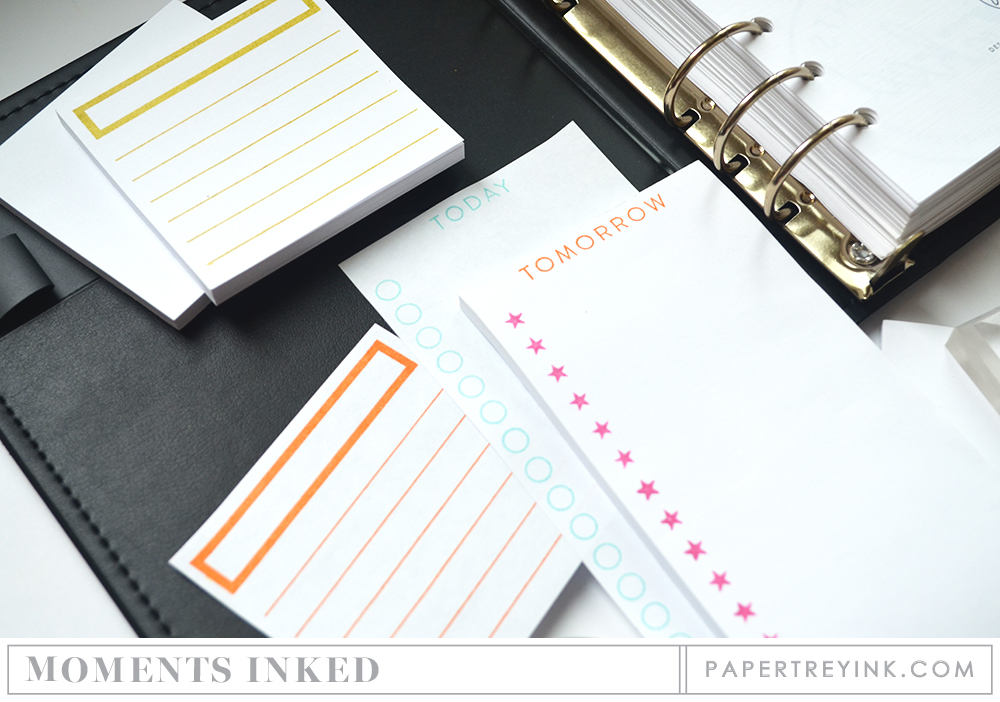 Paper Basics White Post It Note Pads 3 X 6 2 Pads Papertrey Ink Clear Stamps Dies Paper Ink Kits Ribbon