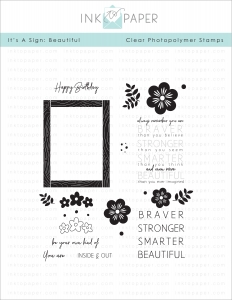 It's A Sign: Beautiful Stamp Set