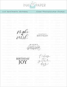 Just Sentiments: Birthday Mini Stamp Set