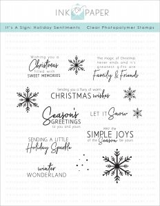 It's A Sign: Holiday Sentiments Stamp Set