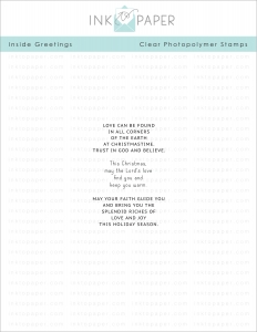 Inside Greetings: God's Love Mini Stamp Set
