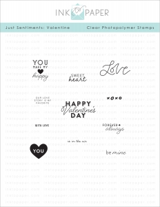 Just Sentiments: Valentine Mini Stamp Set