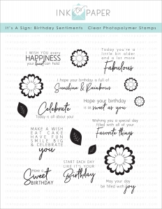 It's A Sign: Birthday Sentiments Stamp Set