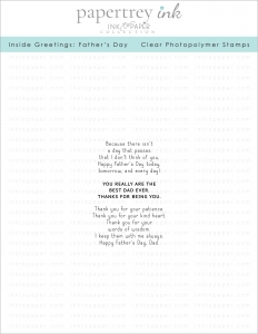 Inside Greetings: Father's Day Mini Stamp Set