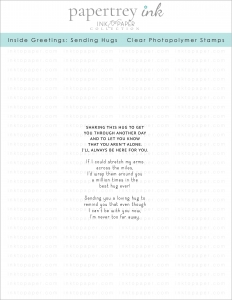 Inside Greetings: Sending Hugs Mini Stamp Set