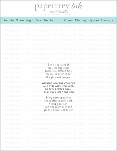 Inside Greetings: Feel Better Mini Stamp Set