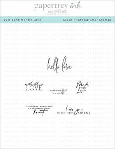 Just Sentiments: Love Mini Stamp Set