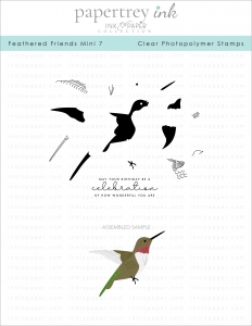 Feathered Friends Mini 7 Mini Stamp Set