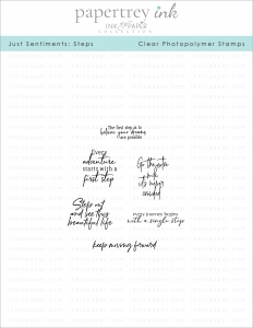 Just Sentiments: Steps Mini Stamp Set