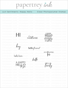 Just Sentiments: Happy Hello Mini Stamp Set