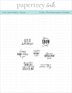 Just Sentiments: Snow Mini Stamp Set