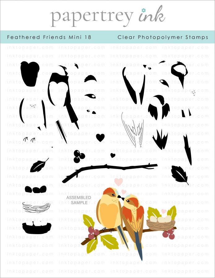 Feathered Friends Mini 18 Stamp Set