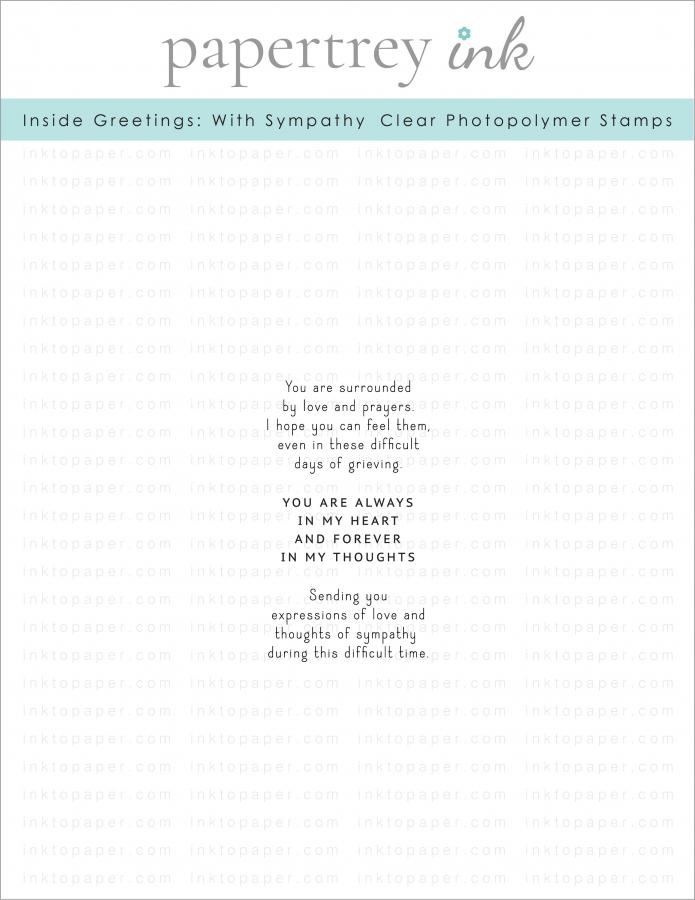 Inside Greetings: With Sympathy Mini Stamp Set