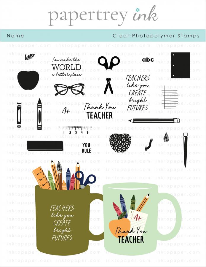 Treasured Teacher Stamp Set: Papertrey Ink