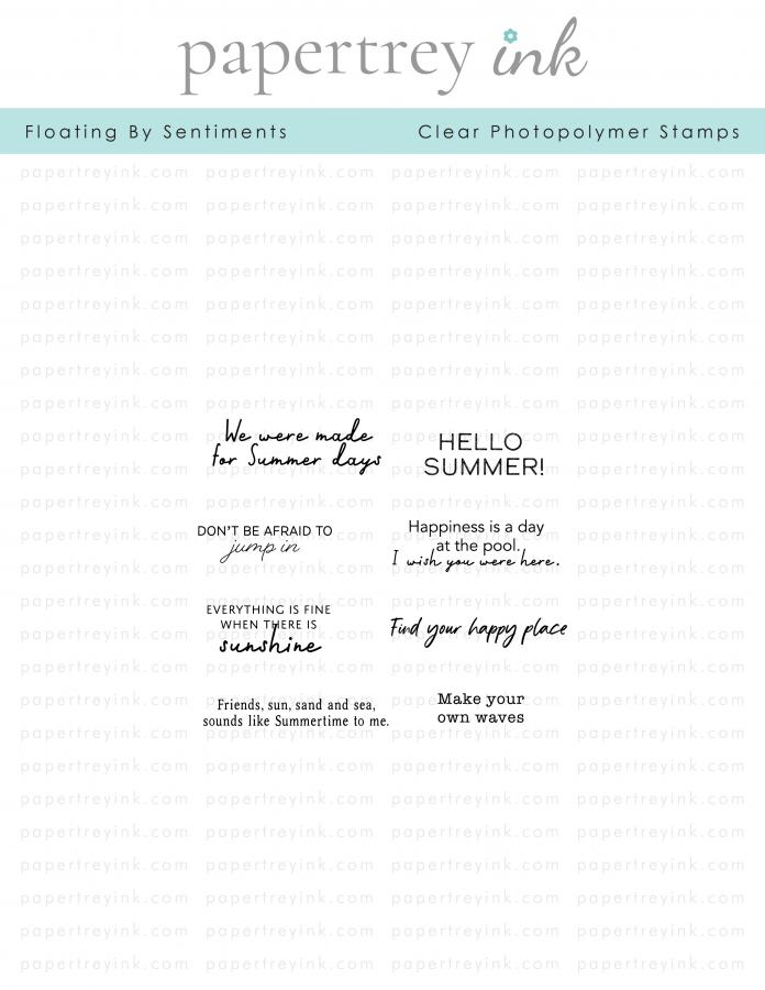 Floating By Sentiments Mini Stamp Set