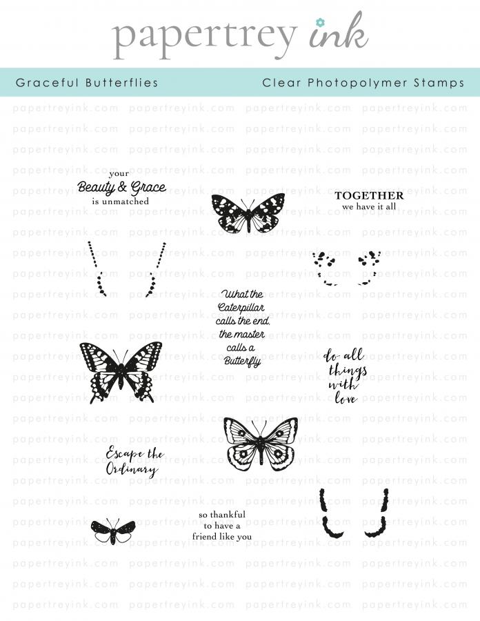 Graceful Butterflies Stamp Set