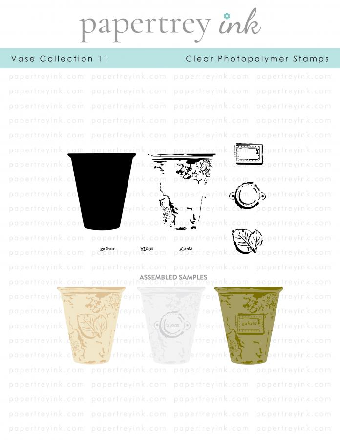 Vase Collection 11 Mini Stamp Set