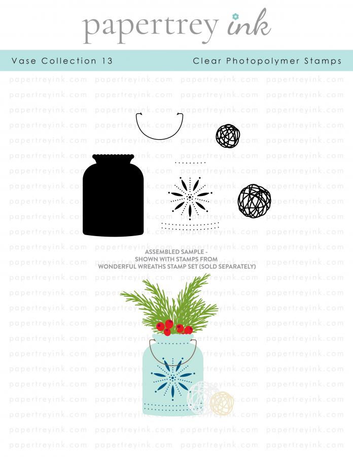 Vase Collection 13 Mini Stamp Set