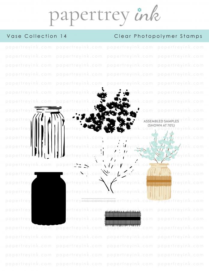 Vase Collection 14 Stamp Set