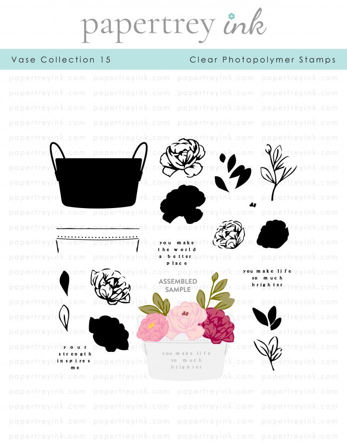 Vase Collection 15 Stamp Set