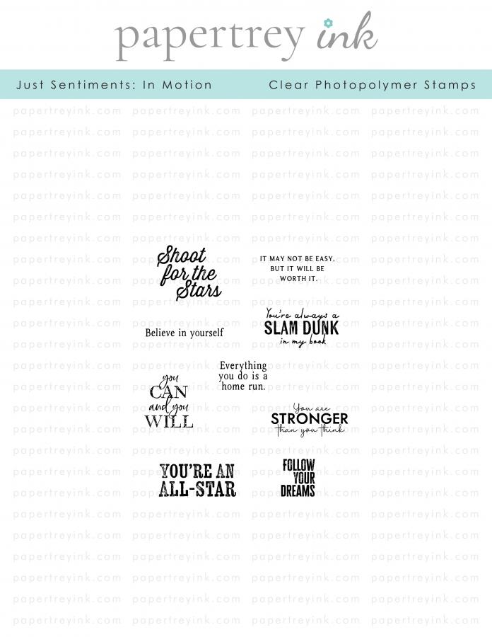 Just Sentiments: In Motion Mini Stamp Set