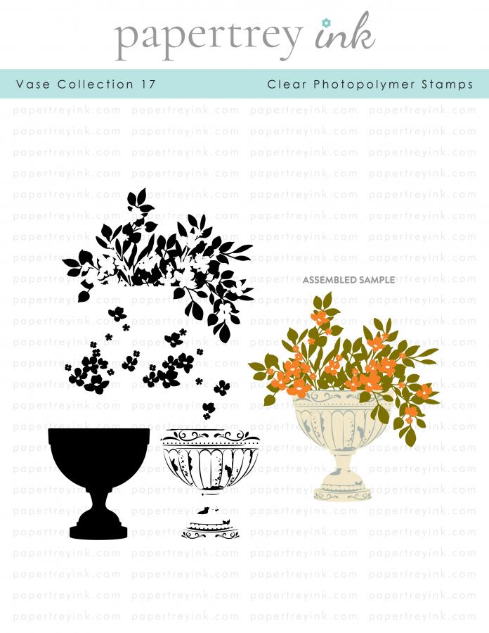 Vase Collection 17 Stamp Set