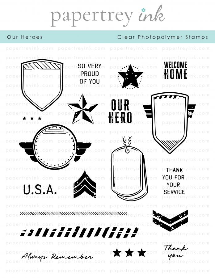 Our Heroes Stamp Set