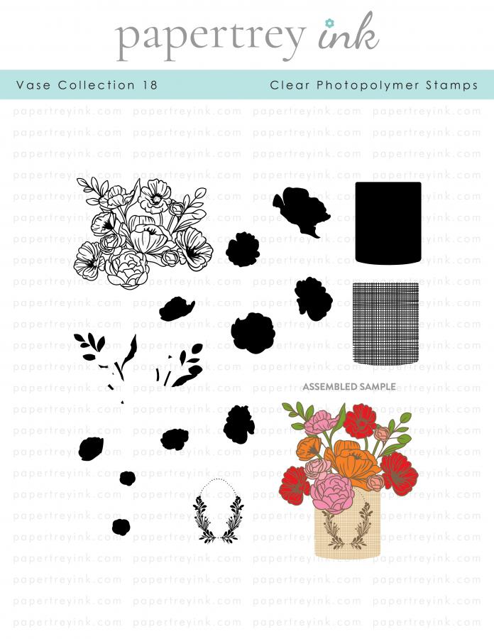 Vase Collection 18 Stamp Set