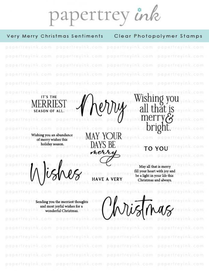 Very Merry Christmas Sentiments Stamp Set