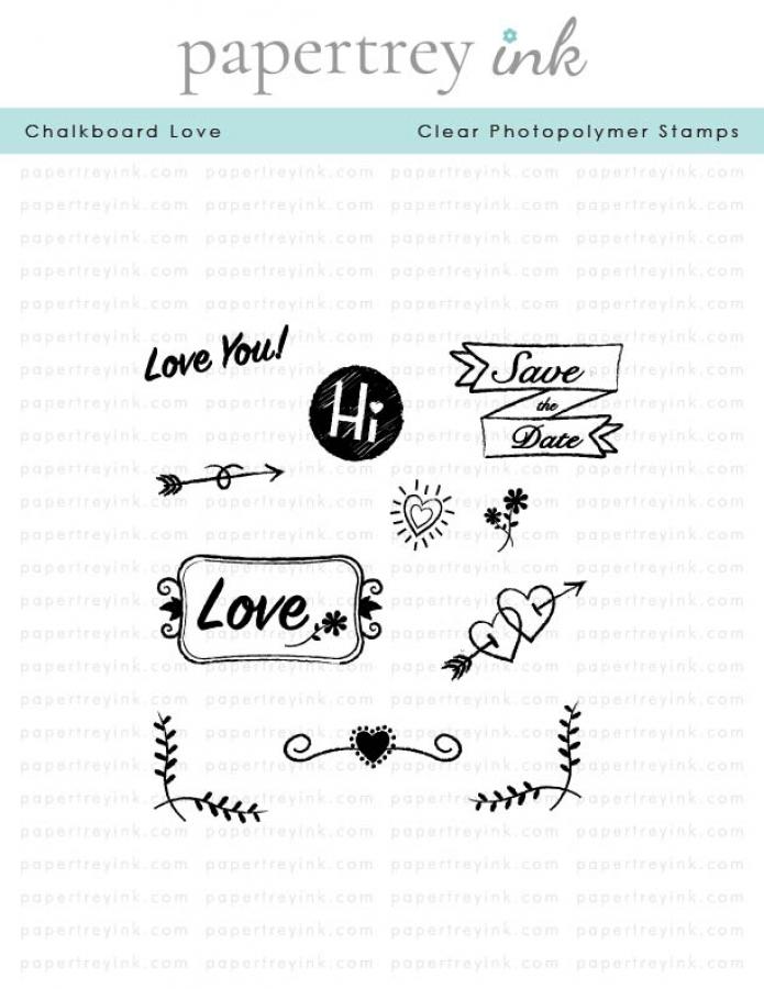 Chalkboard Love Stamp Set