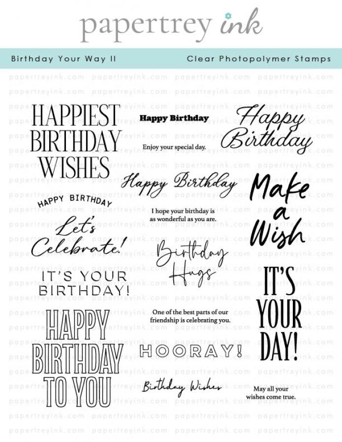 Birthday Your Way II Stamp Set