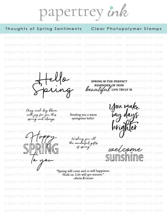 Thoughts of Spring Sentiments Stamp Set