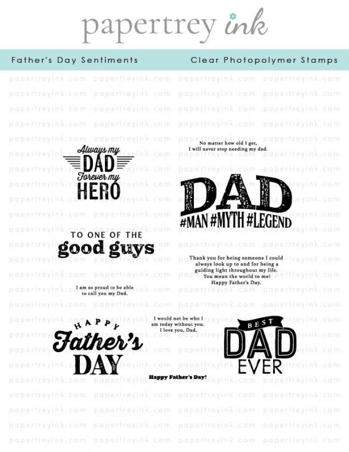 Father's Day Sentiments Stamp Set
