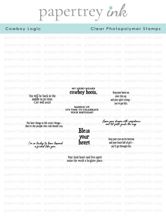 Cowboy Logic Mini Stamp Set
