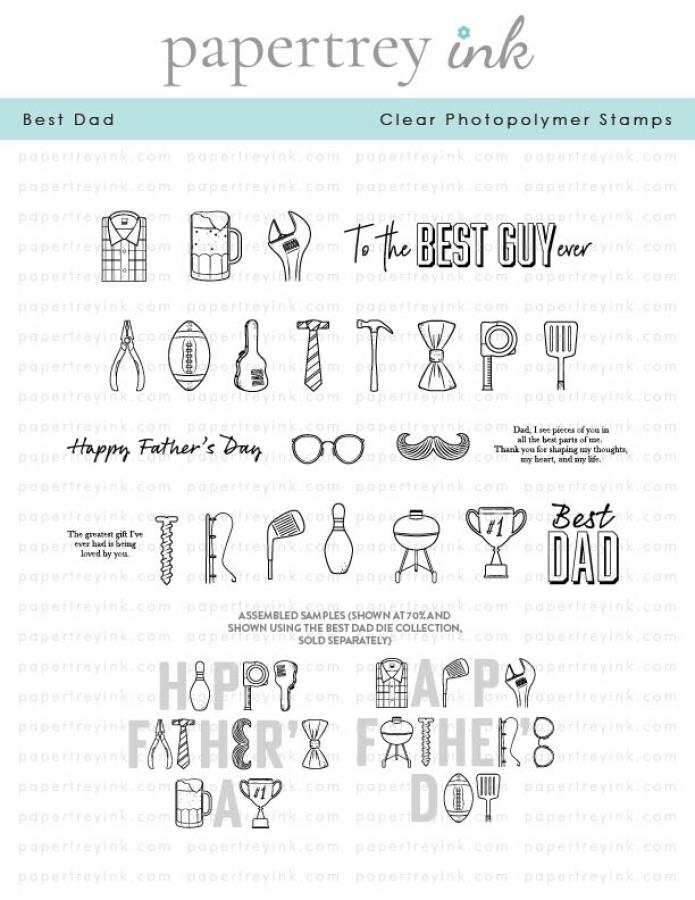 Best Dad Stamp Set