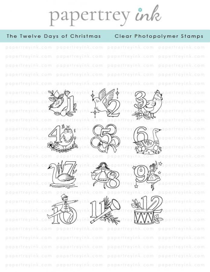 The Twelve Days of Christmas Stamp Set