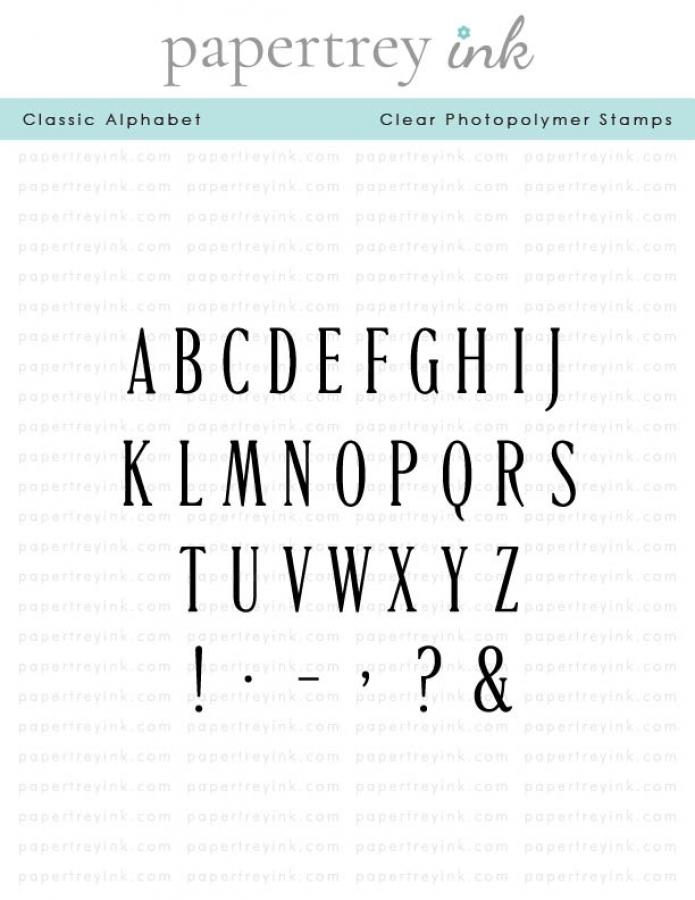 Classic Alphabet Stamp Set