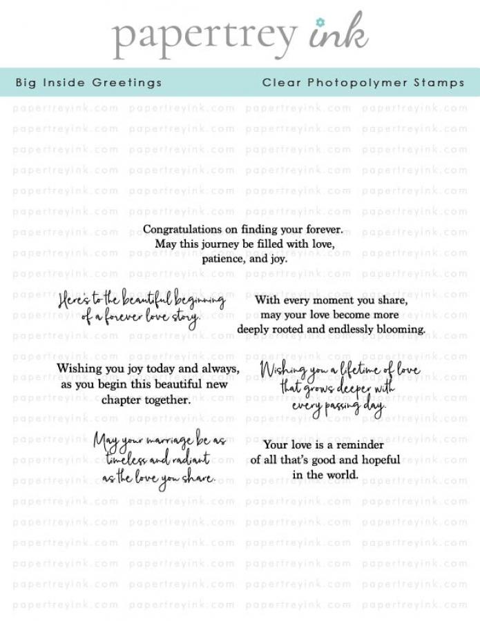 Big Inside Greetings Stamp Set
