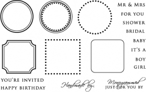 The Vault - Borders & Corners Monogram Edition Stamp Set