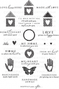 Love Lives Here Stamp Set