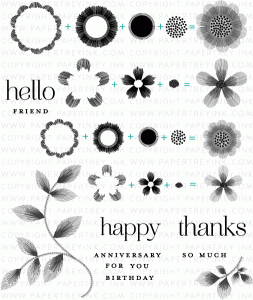 Embroidered Blooms Stamp Set
