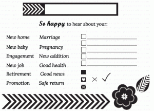 Happy Notes Stamp Set